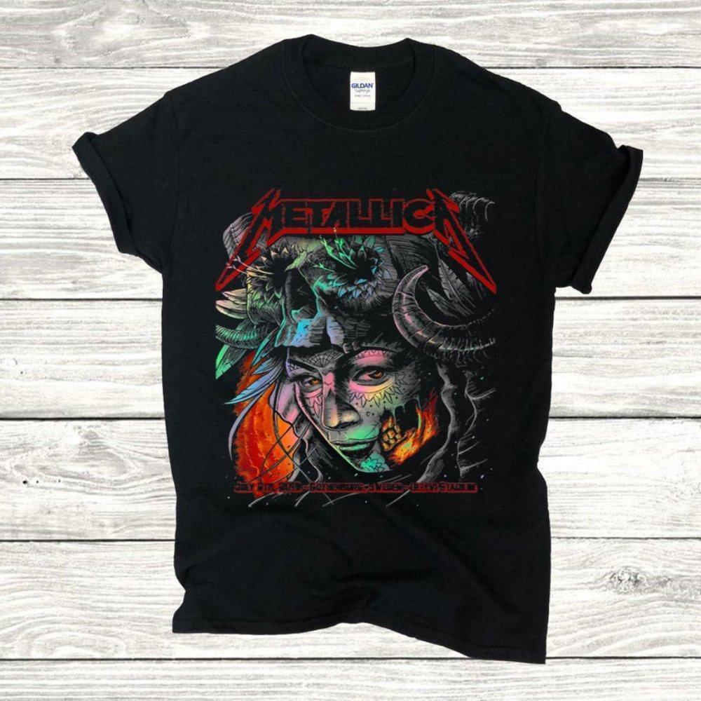 Metallica Rock 70S 80S Band Gift For Unisex Graphics Tee
